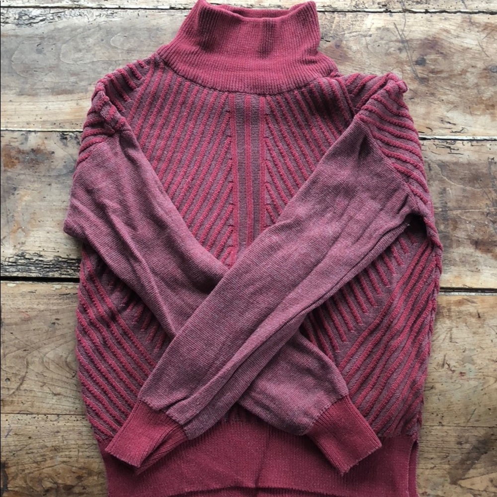 Red Prana sweater.  This season.